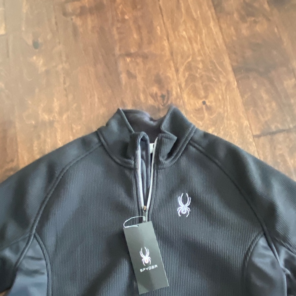 Mens Spyder Thermal half zip jacket